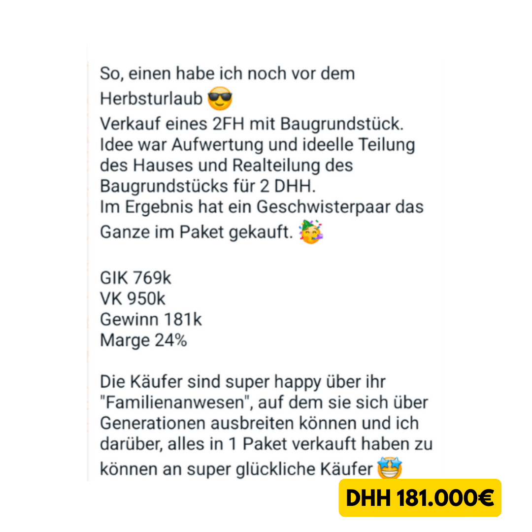Deal Gewinn